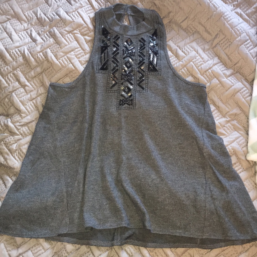 Hollister Embellished Tank Top